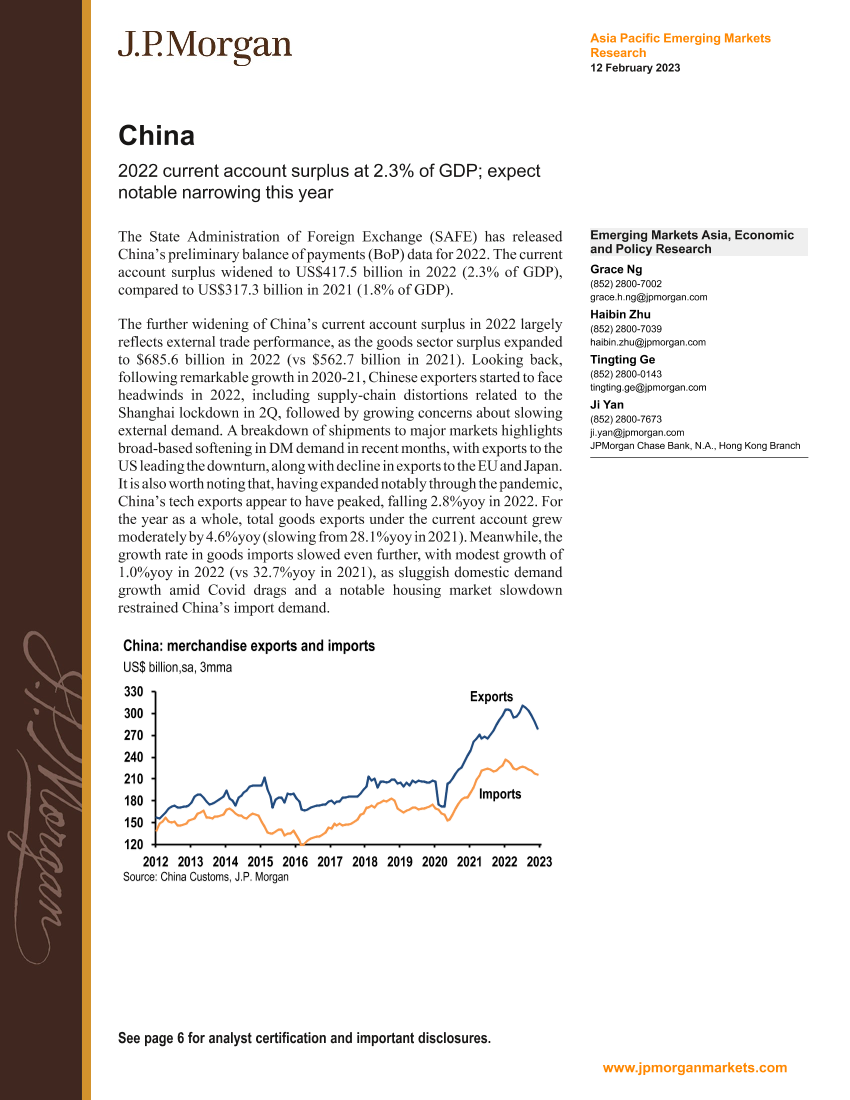 JPMorgan Econ  FI-China  2022 current account surplus at 2.3 of GDP; expect ...JPMorgan Econ  FI-China  2022 current account surplus at 2.3 of GDP; expect ..._1.png